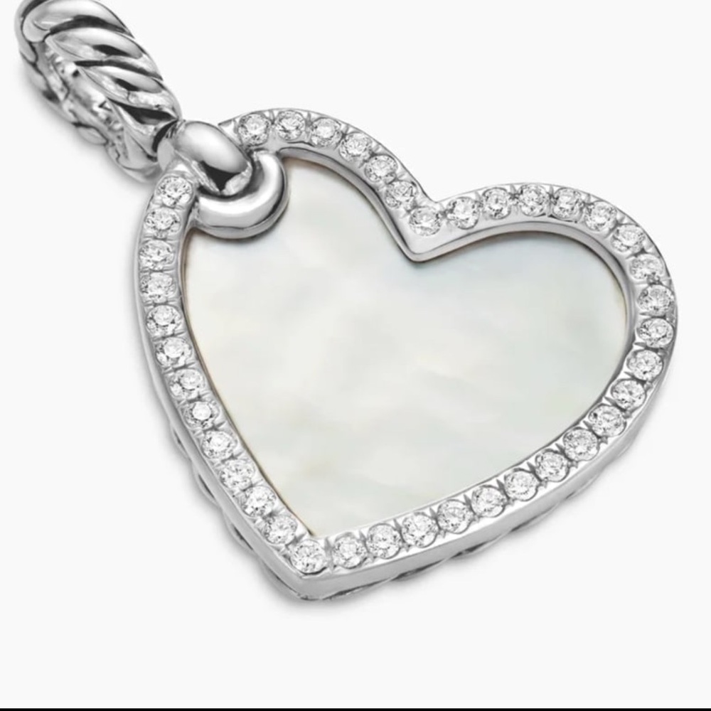 PRICE IS FIRM David Yurman Heart Amulet Necklace - Picture 3 of 8